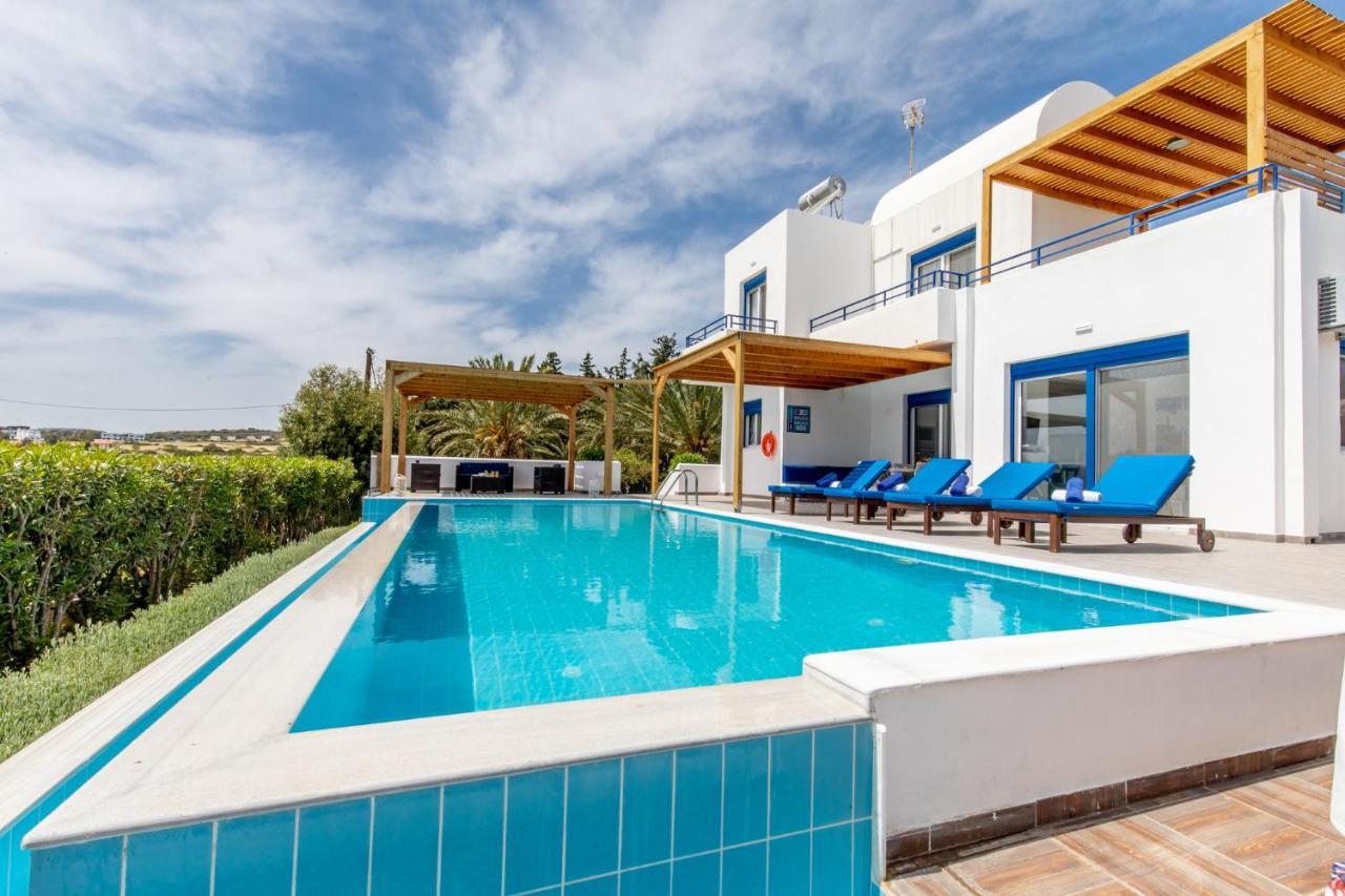 White Blue Villa Lakhania Exteriér fotografie