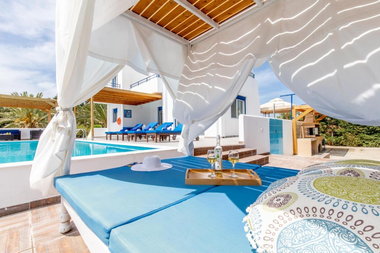 White Blue Villa Lakhania Exteriér fotografie