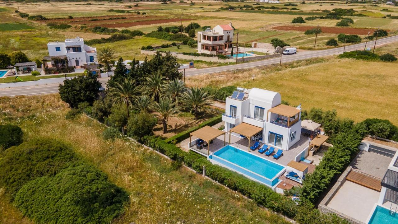 White Blue Villa Lakhania Exteriér fotografie